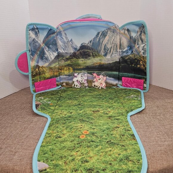 LakeShore Other - Lakeshore Fantasy Adventure Backpack Fold-Out Scene Unicorns Pegasus Playset